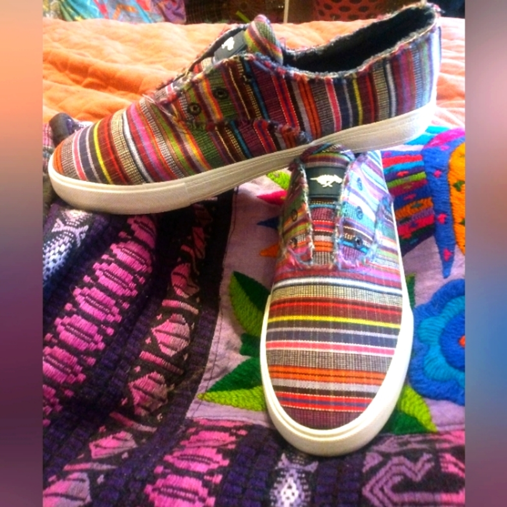 Brand New Rocket Dog Alfina Alpha Stripe Sneakers